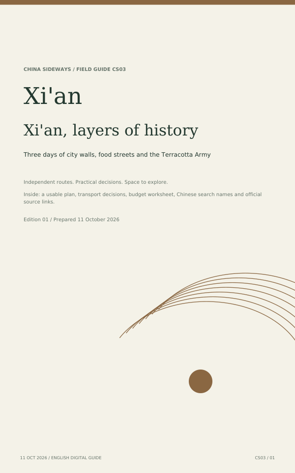 Xi'an, layers of history PDF cover